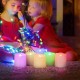 FREEPOWER 12er Wiederaufladbare LED Teelichter Farbwechsel mit Fernbedienung Timer Flackern Elektrische RGB Aufladbare Kerzen mit 2 USB-Kabel Deko für Weihnachten Halloween Party Familie - BMCDC3H6