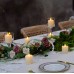 Homemory 6 Stück 5,5 x 5,2cm LED Teelichter mit Fernbedienung Flammenlose Flackernde Batteriebetriebene Kerzen Timer Warme Weiße für Hochzeit Party Festival Weihnachtsdekoration - BFMKJHBK