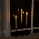 Homemory led stabkerzen mit fernbedienung Flammenlose Tafelkerzen batteriebetriebene LED Kerzen  echtes Wachs 3D-Dochtlicht,6 Stück warmer für Weihnachtsdeko - BAFANA18