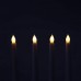 Rhytsing 4 Flammenlose LED Spitzkerzen mit Timerfunktion Led Stabkerzen Tafelkerzen Leuchterkerzen mit warmweißes Licht Höhe je 27.5cm Fernbedienung und Batterien enthalten - BGLBZA4D