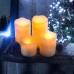 TecTake LED Kerzen mit Fernbedienung | flammenlose Echtwachskerzen | batteriebetrieben | diverse Mengen 4er Set | no. 401005 - BRBPXKB1