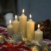 YASENN LED-Kerzen batteriebetrieben 5 Stück flammenlose Kerzen mit Fernbedienung Timer und dimmbar warmweiß flackernd springende Flamme realistische Kerzen Weihnachten - BTFRV38K