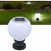 DEWIN Solar Pathway Lights Globe Outdoor Post Laterne LED Outdoor Runde Lampe für Garten Patio Yard Outdoor Gehweg - BGKGBAV5