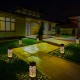 Kefflum Solarleuchte Garten LED Solarlampe Gartenleuchte für draußen 6 Stück Warmweiße LED Solar Laterne Wasserdicht IP55,Decorative Solarlampe Landschaftsbeleuchtungs Fahrstraßen für Rasen - BABRDEK4