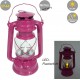 LED-Außen-Garten-Solar-Leuchte-Lampe-Laterne ROLA pink mit Hänger u. flackerndem Licht Kerzen-Öllampen-Look IP44 Wege-Treppen-Boden-Baum-Party-Stimmungs-Leuchte-Lampe - BIBDUA5M