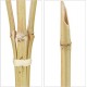 Relaxdays 10er Set Gartenfackeln Ölfackeln aus Bambus mit Docht stimmungsvolle Fackeln für außen Höhe: 90 cm natur - BKUFLNE2