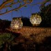Solarlaterne für Außen 2 Stück IP65 Wasserdicht Metall Solarlampen für Außen Hängend Garten Deko Görvitor LED Warmweiß Solar Laterne für Draußen Balkon Weihnachten - BXCUTK15